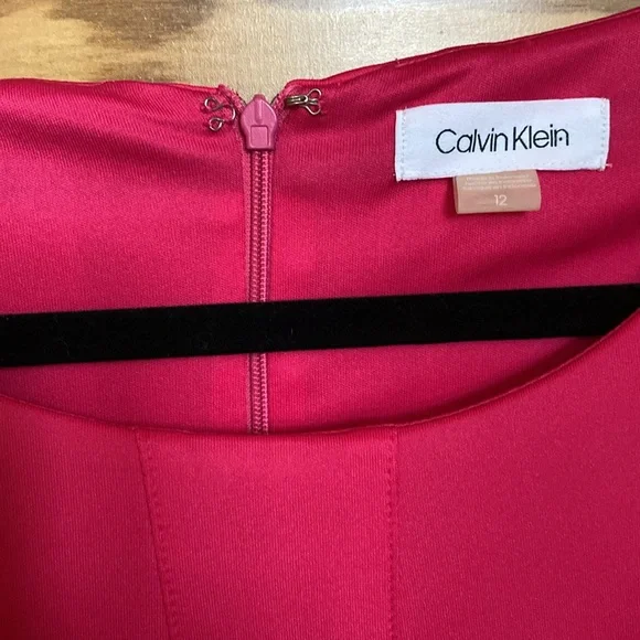 NWT - Pink Calvin Klein Dress - size 12 - Picture 2 of 8